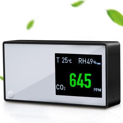 Professional Indoor CO2 Pm 2.5 Pm10 Air Quality Gas Detector Monitor Purity Measurement Analyzer