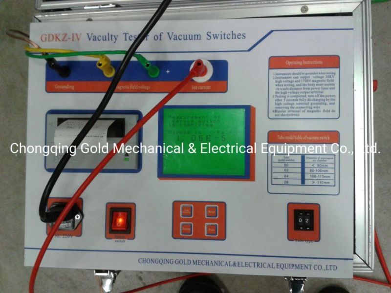 Gdkz-IV Digital Vacuum Degree Tester for Hv Vacuum Switch