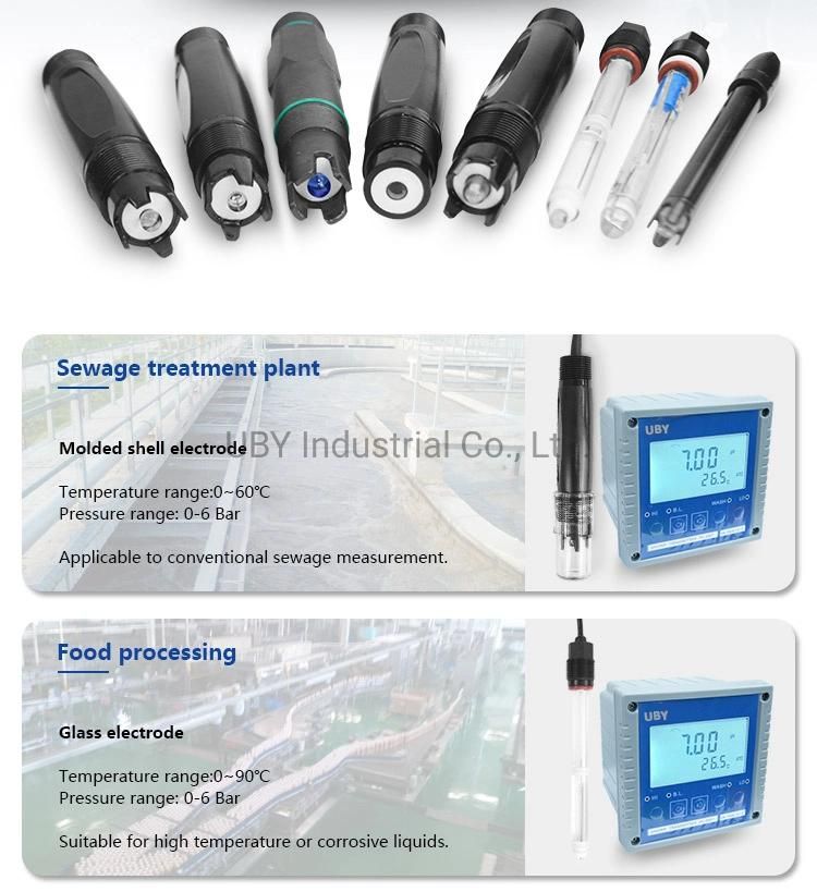 PC9901+D250 Online pH Meter Water Digital Online pH Analyzer for Control Pump Dosing Controller