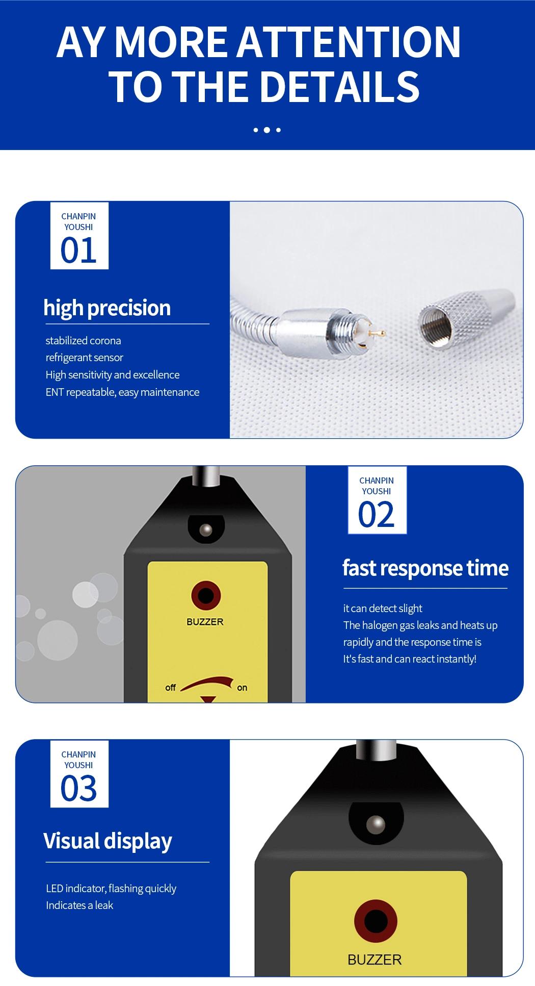 Smart Detection of Refrigerant Halogen Leak Detector