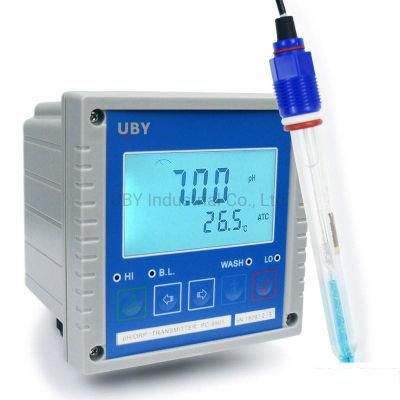 PC9901+D801 High Precision Online pH Electrode pH Controller for Water Tester