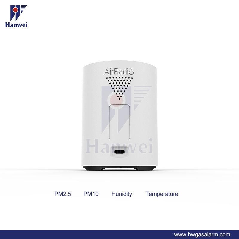 Airradio Handheld WiFi/Bluetooth Mini Pm2.5 Pm10 Temperature Humidity Air Quality Monitor