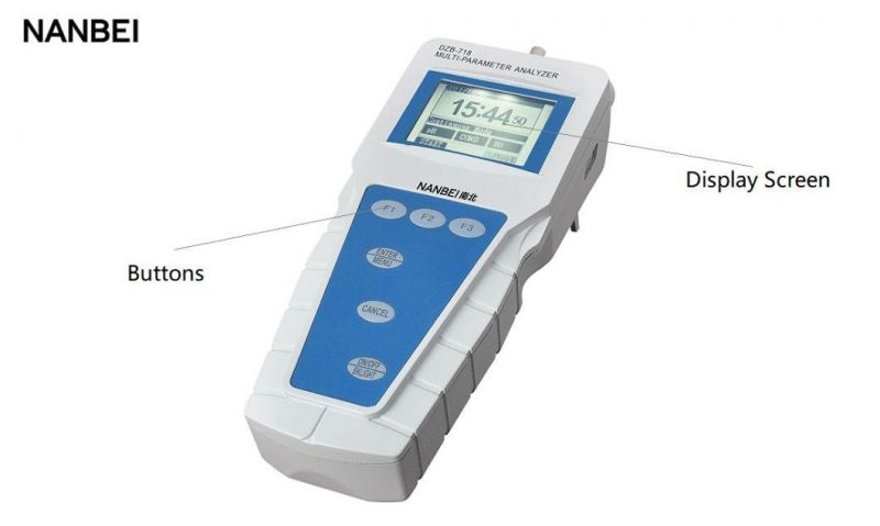 Portable Multiparameter Water Quality Meter Tester