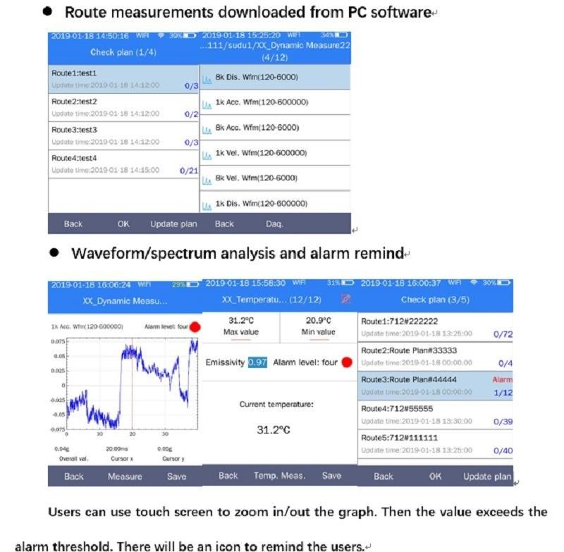 Handheld Vibration Analyzer Vibration Testing Instrument