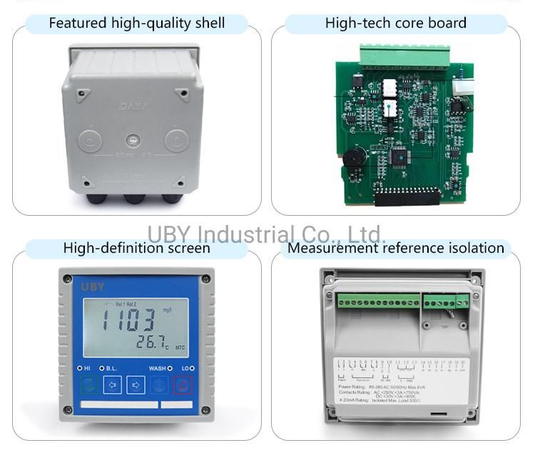 Hot Sale Wall Mounted Electronic Hydroponic pH Monitor Tester Chemical