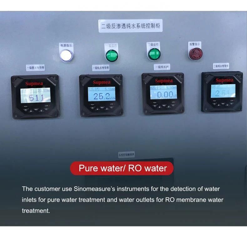 pH Ec Controller with Dosing Pump Continuous pH Ec Meter