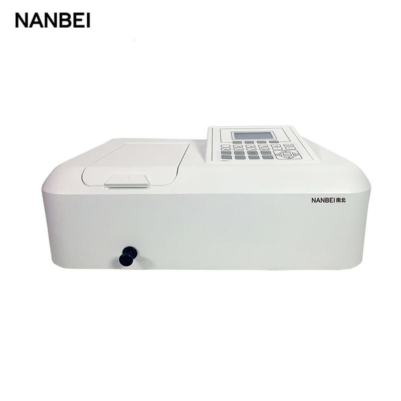 Lab Digital Display 320-1100nm Deuterium Lamp Vis Visible Spectrophotometer