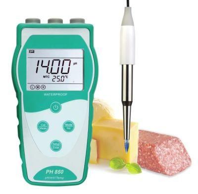 Cheap Price Portable Cheese/Meat/Fruit pH Tester Meter