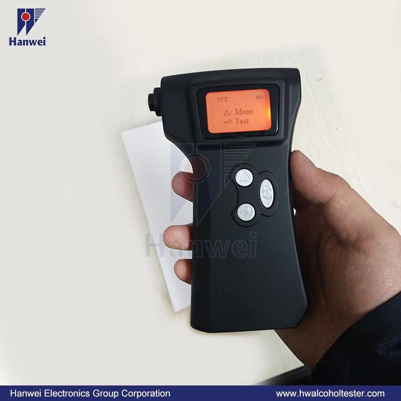 Switchable Result Units Red Backlight Breathalyzer with Fuel Cell Sensor (AT8080)