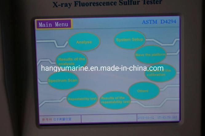 Automatic X-ray Fluorescence Sulfur Analyzer Sulfur in Oil Tester