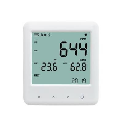 Yem-40cl Air Quality CO2 Data Logger Carbon Dioxide Temperature Humidity Monitor