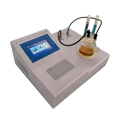 Laboratory Coulometric Karl Fischer Titrator Lubricant Oil Moisture Tester