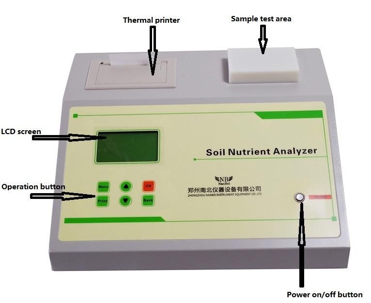 NPK Fast Soil Testing Equipment with ISO Certificate