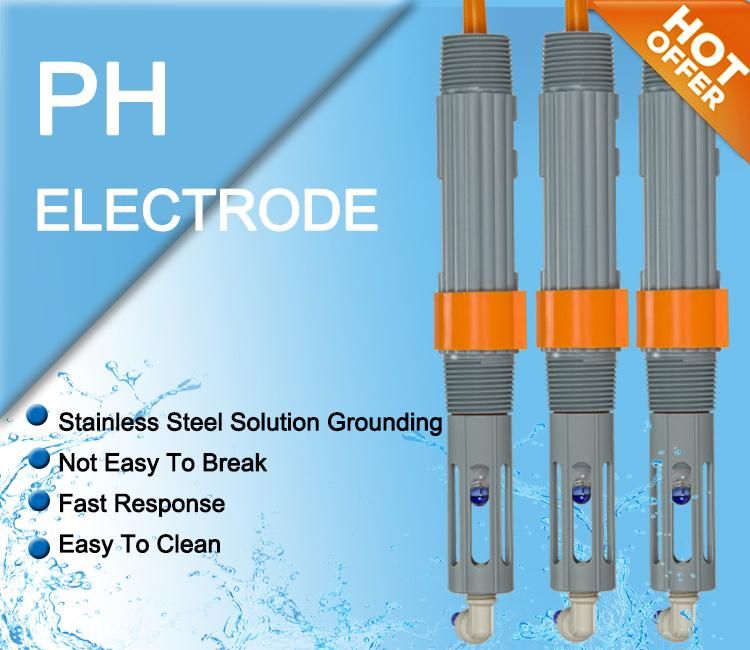 CE ISO9001 SGS Online Water pH ORP Probe Certificate with Customized Cable Length