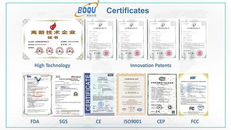 Boqu Ddg-10.0 Polysulfone and Platinum Material with Wider Measuring Range for Measuring Waste Water Online Ec Probe