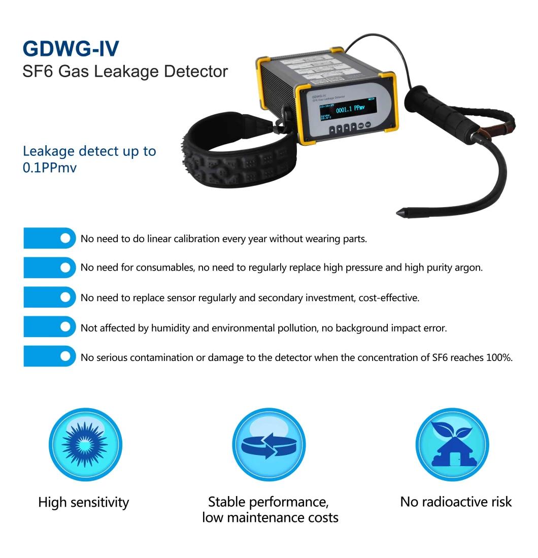 GDWG-IV NDIR Infrared Type  SF6 Gas leakage Detector