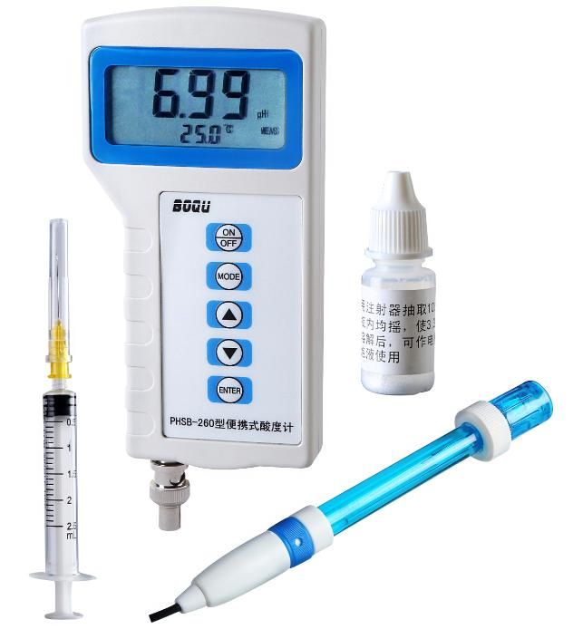 CE Portable pH Meter (PHSB-260)