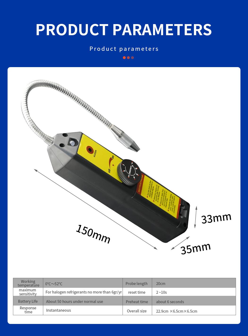 Sensitive Refrigerant Leak Detector for Air Condition