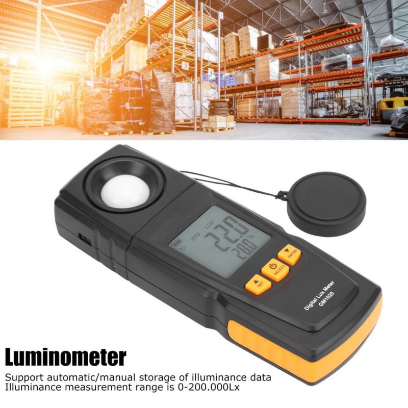 Electrical Light Illuminance Meter 0-200000lx Digital Luxmeter Light Strength Tester Instrument Luminometer