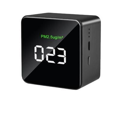 Portable Black Pocket Pm2.5 Air Quality Detector Air Monitor Meter