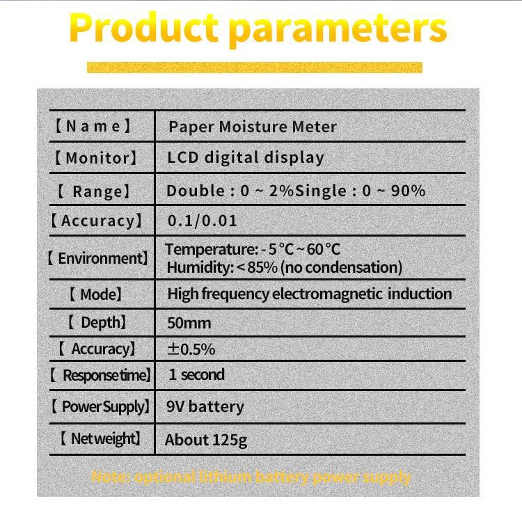 Digital Paper Moisture Meter Analyzer Dm200p