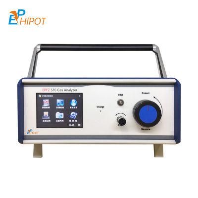 Sf6 Moisture Concentration Analyser Dew Point Purity Decomposition Product Measuring Machine