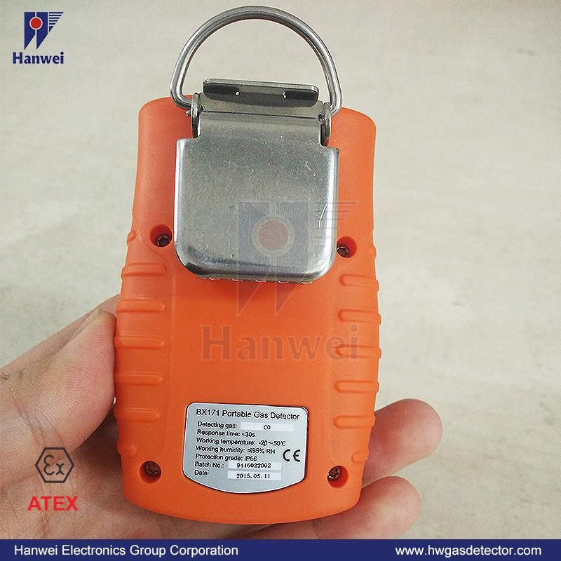 Battery Operated Portable Personal H2s Gas Detector with Bright Flashing LEDs (BX171)