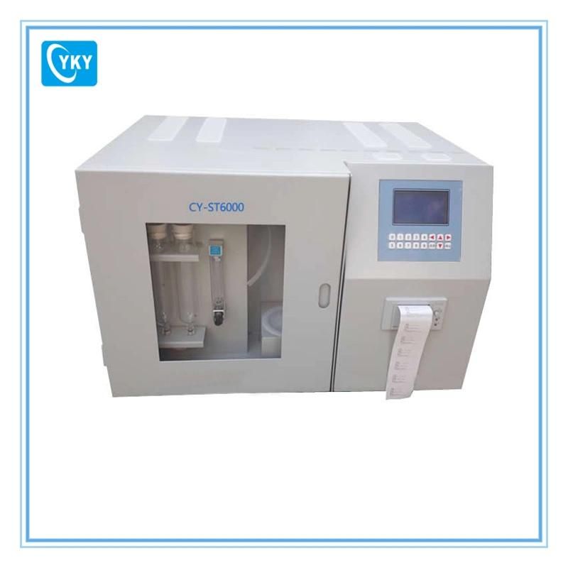 Lab Automatic Sulfur Analyzer with 7 Inch LCD Panel