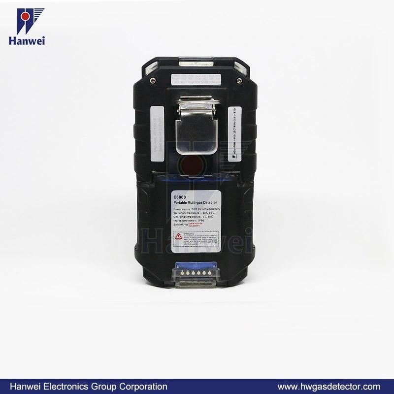 Portable up to 6 Gases Detector with Imported Sensors for Toxic and Explosive Gases Detection