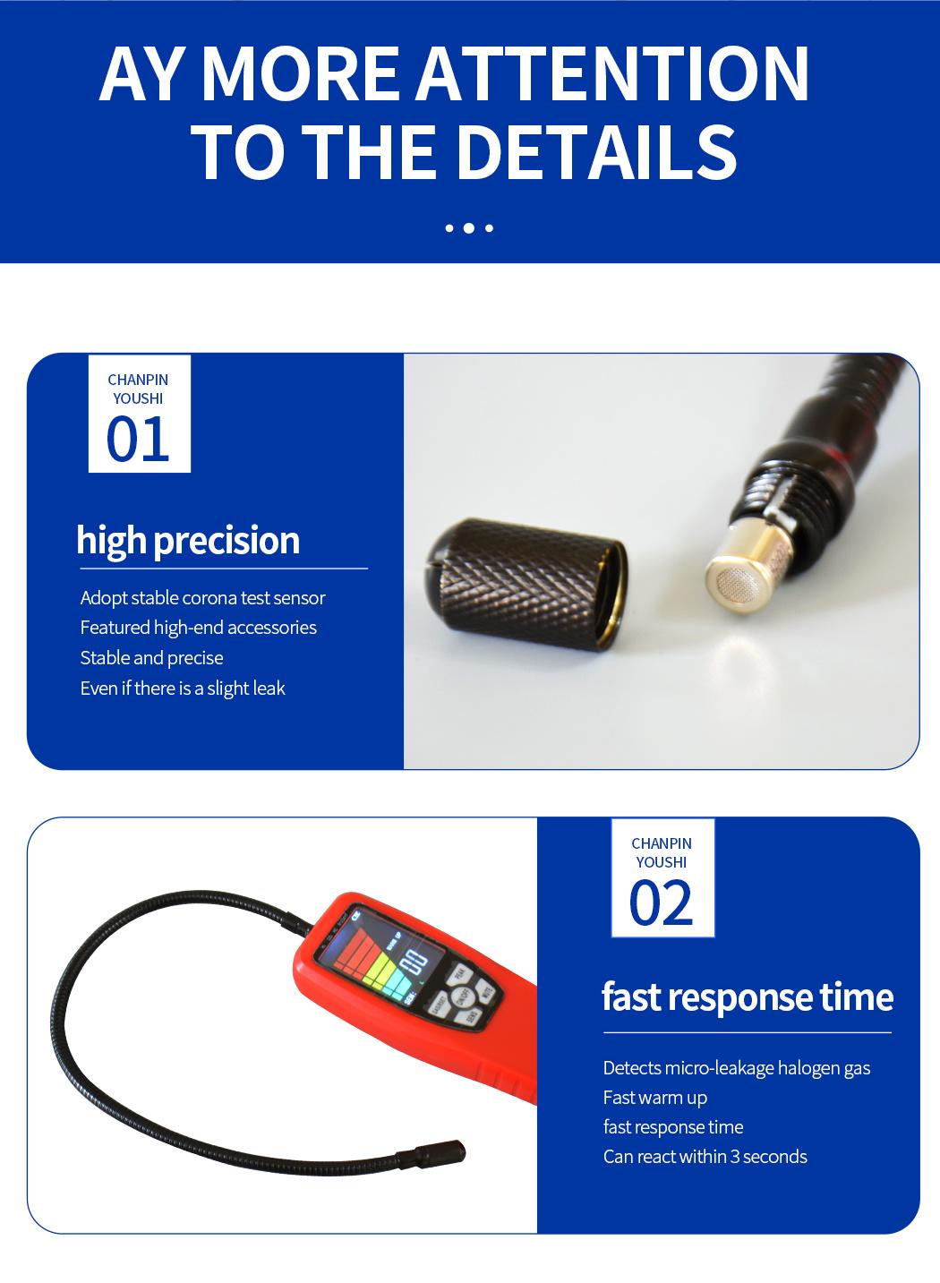 Halogen Leak Detector Ld-200refrigerant Leak Detector