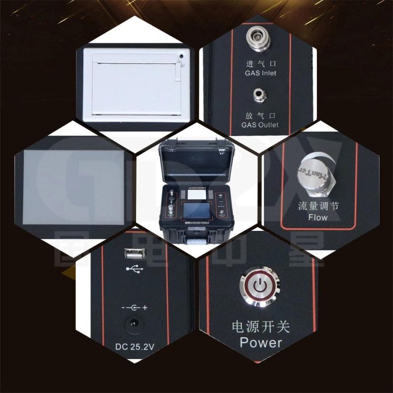 ZXZH-I Portable Sf6 Gas Dew Point, Purity and decomposition Comprehensive Analyzer