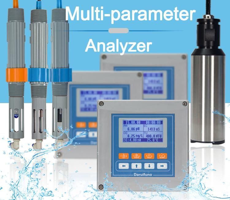 CE Sewage Water pH TDS Ec Testing Equipments Multi Parameter for Food and Beverages Process Industry