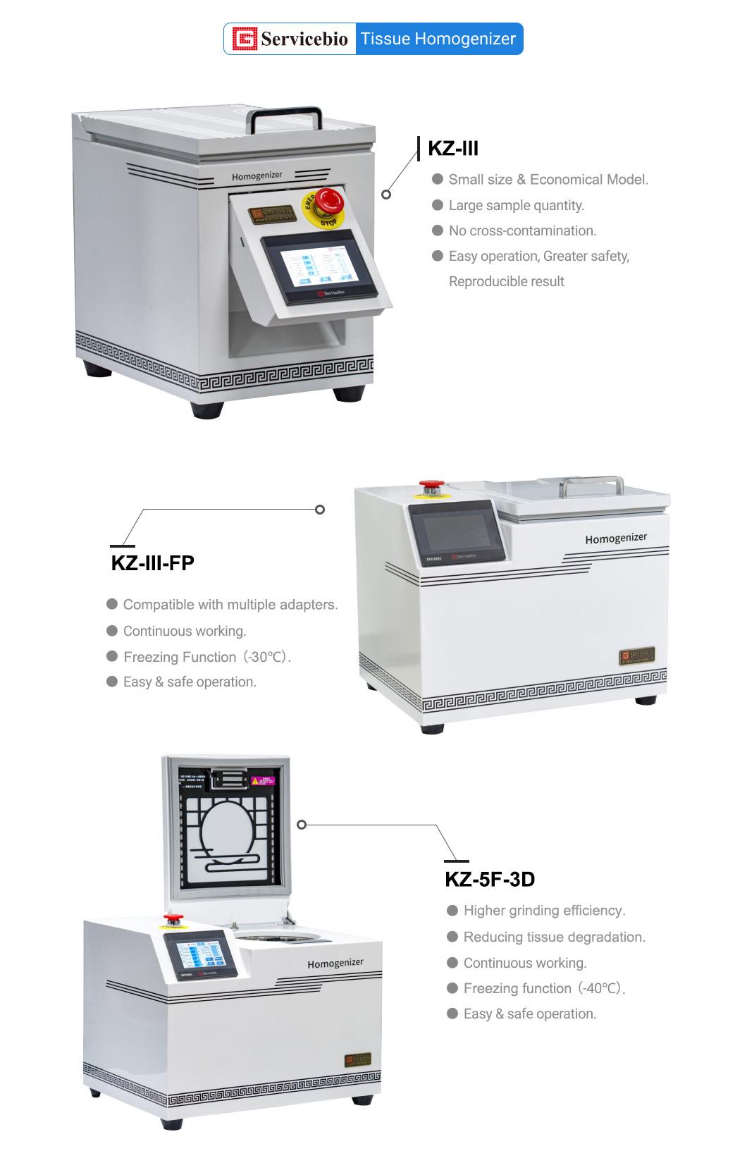 Low Temperature Tissue Homogenizer for Animal Plant Nucleic Acid Extraction