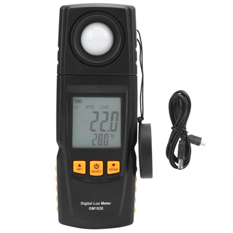 Electrical Light Illuminance Meter 0-200000lx Digital Luxmeter Light Strength Tester Instrument Luminometer