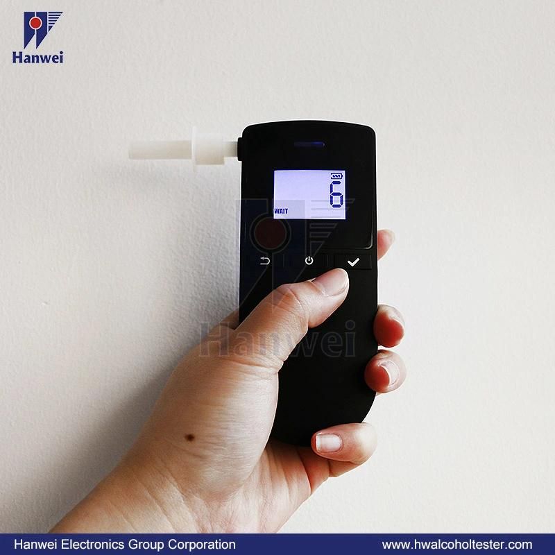 Commercial Alcohol Tester/Breathalyzer with 4-Digit Digital LCD Display, Fuel Cell Sensor and Data Memory