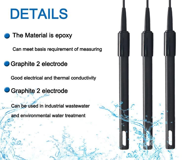 Graphite 2 Electrode Online Conductivity Electrode Water Asc Sensor