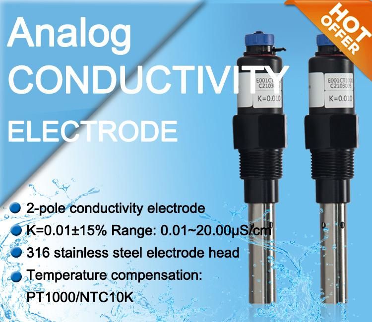 Analog Signal Online Conductivity Electrode Ec Sensor for Waste Water