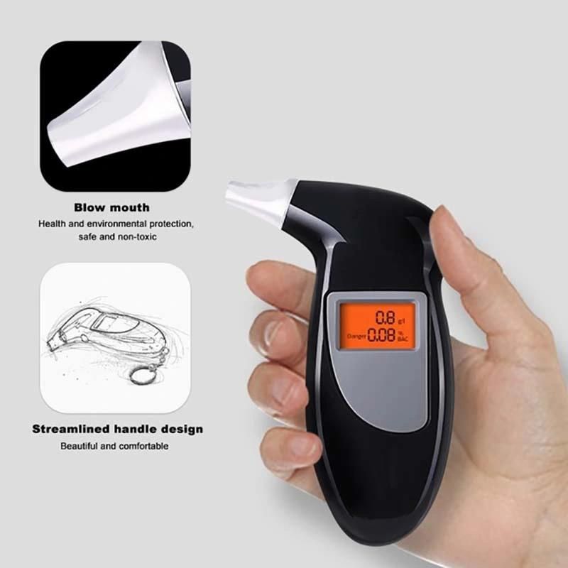 New Portable Mini Electronic Breath Alcohol Tester with LCD Display
