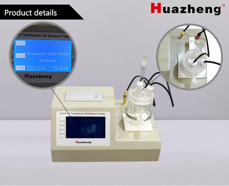 Digital Karl Fischer Coulometric Titration Transformer Oil Moisture Content Analyzer