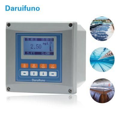 Online Industrial Free Residual Chlorine Transmitter Digital Cl Meter with Flow Cell Installation