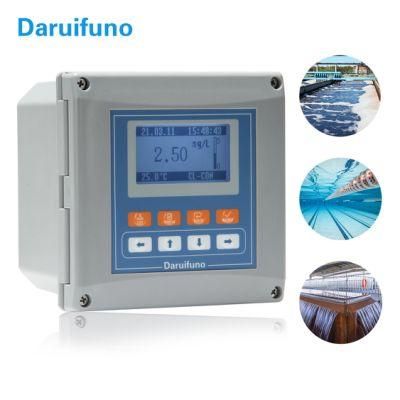 Two Relays 4-20mA Output Free Residual Cl Chlorine Controller Meter with High Quality Factory Price