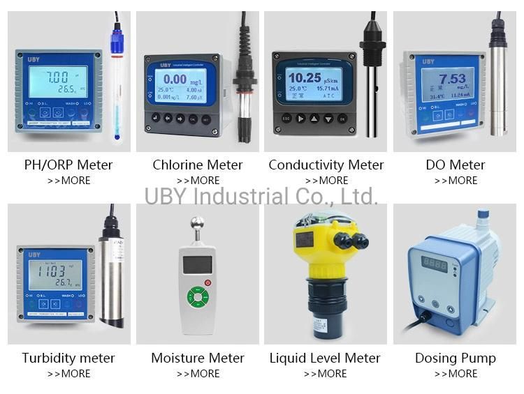 Uby Real Time Monitor Total Chlorine Analyzer Meter in Water Online Measure Chlorine