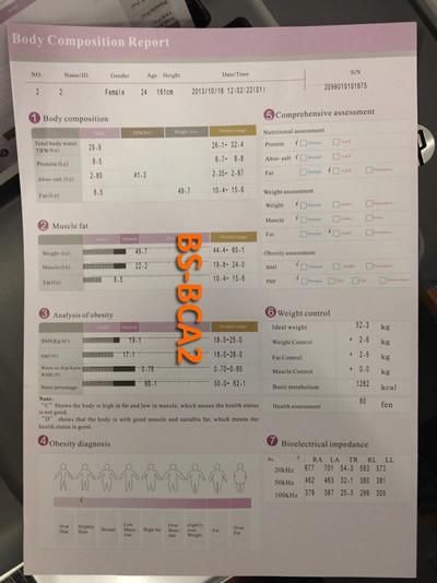 (BS-BCA2) Body Composition Analysis Equipment Analyzer