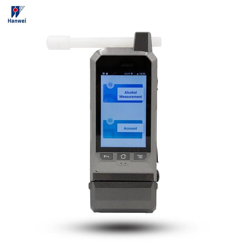 Portable Professional Breath Alcohol Tester with Built-in Printer and Data Uploading for Testing Alcohol in Breath