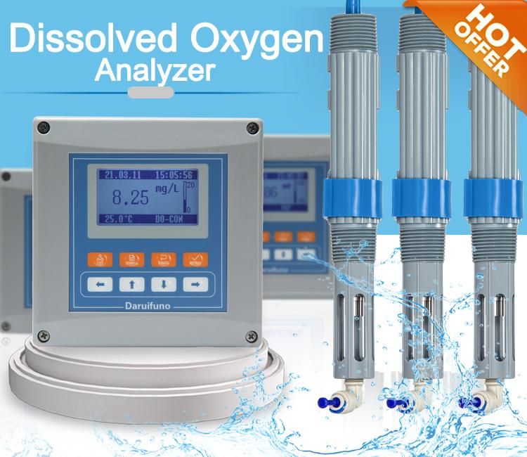 7W Digital Online Dissolved Oxygen pH/ORP/Tu/Ec/Do Analyzer/Tester/Meter for Aquaculture