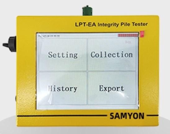 Low Strain Lpt Dynamic Pile Integrity Driving Tester