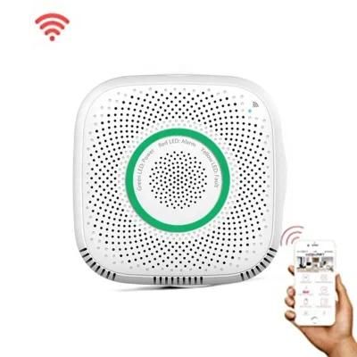 Tuya Smart WiFi/GPRS Gas Detector Alarm Natural Leak Combustible LPG Gas Detector for Home Alarm System EU Plug