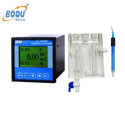 Boqu Cl-2059A Economic Model with Flow Cell Installation for Measuring Drinking Water Online Residual Chlorine Controller