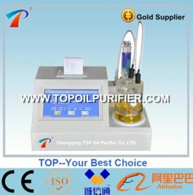 Insulating Oil Usage High Precision Oil Moisture Testing Unit