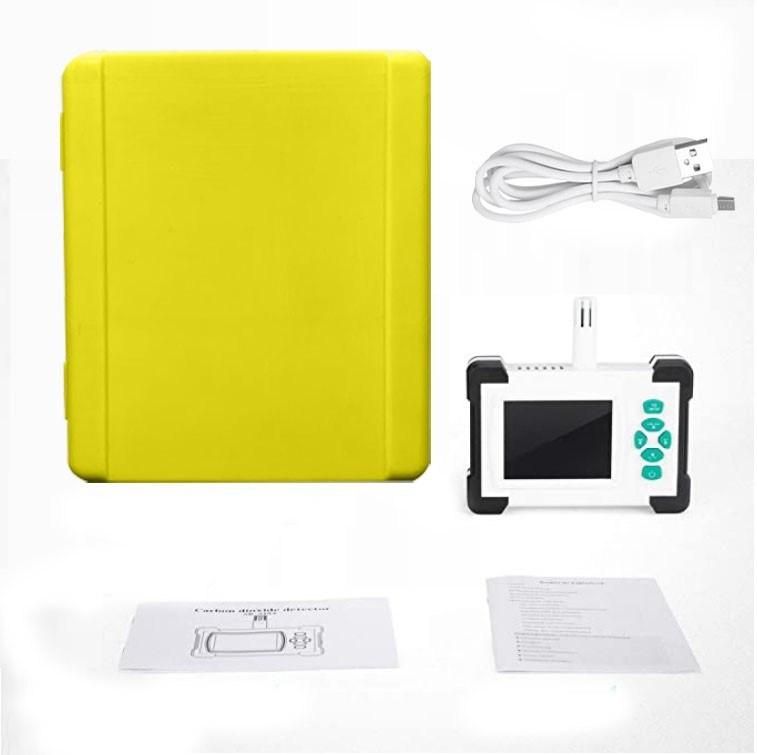CO2 Temperature Humidity Sensor Tester CO2 Detector with Pdf Data Download Function